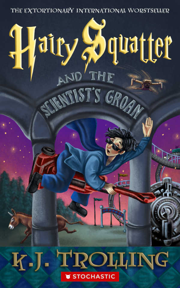 Hairy Squatter and the Scientist's Groan by KJ Trolling cover