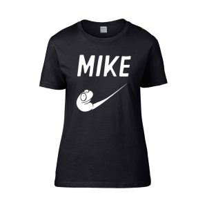Mike parody Nike logo